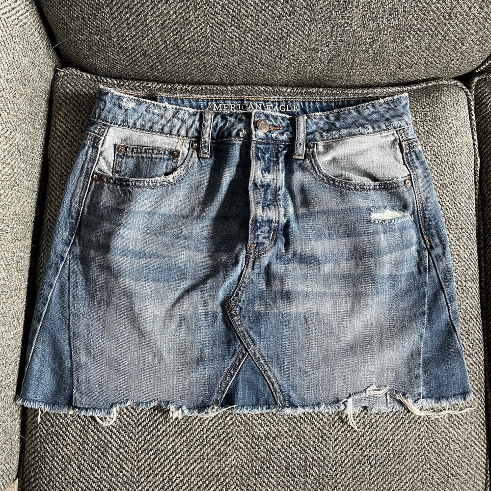 American Eagle denim miniskirt